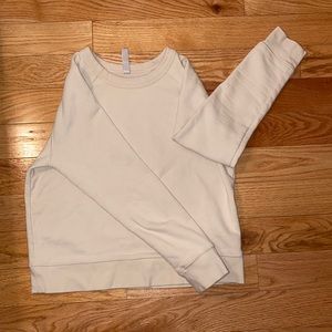 Cream colored Athleta noodie sweatshirt!